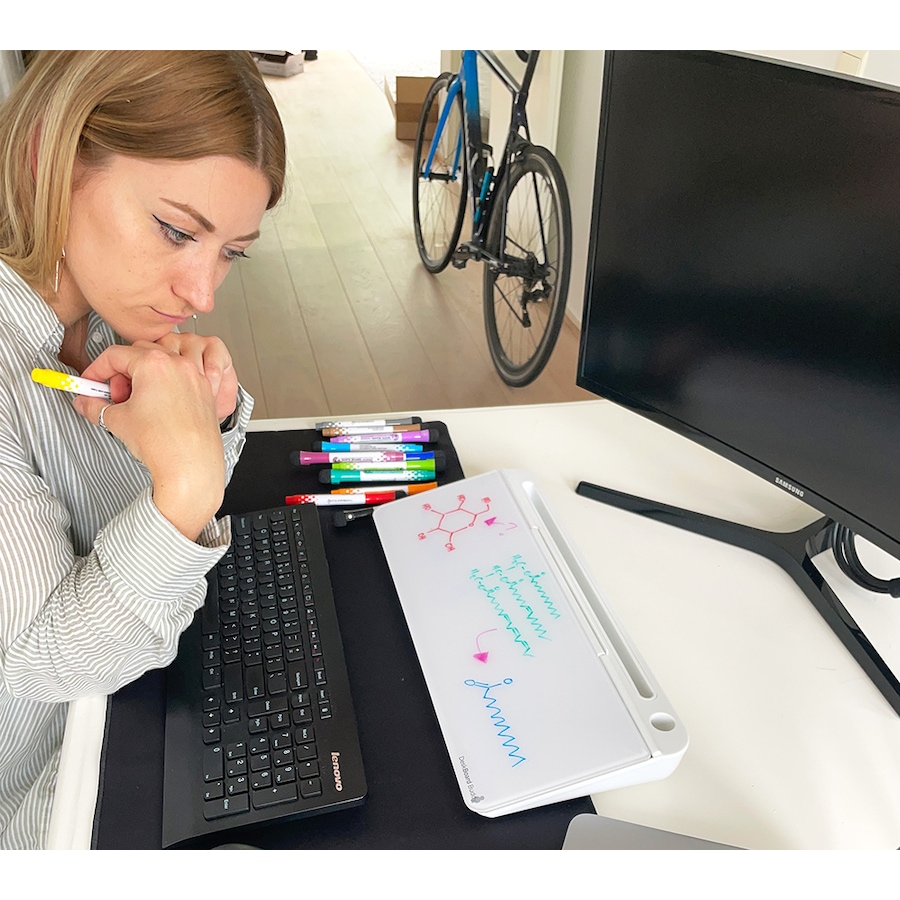 Image 729440_ALTMORE18.jpg, Product 729-440 / Price $149.99, DeskBoard Buddy Desktop Whiteboard with Phone Holder and Markers from DeskBoard Buddy on TSC.ca's Electronics department