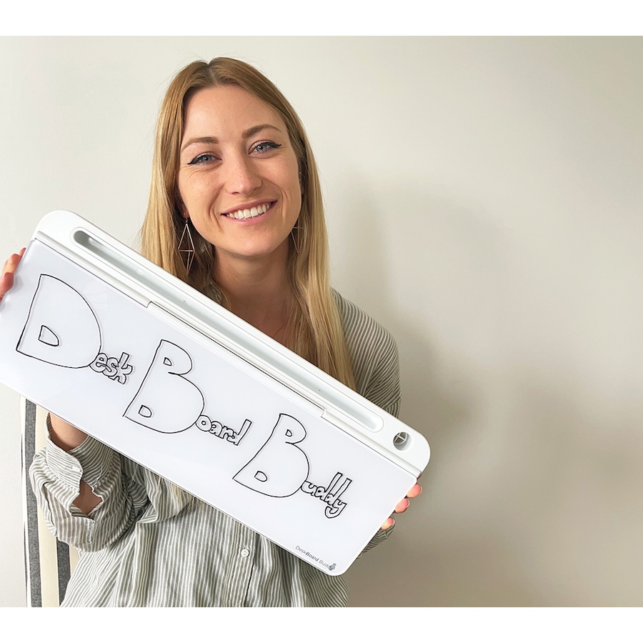 Image 729440_ALTMORE20.jpg, Product 729-440 / Price $149.99, DeskBoard Buddy Desktop Whiteboard with Phone Holder and Markers from DeskBoard Buddy on TSC.ca's Electronics department