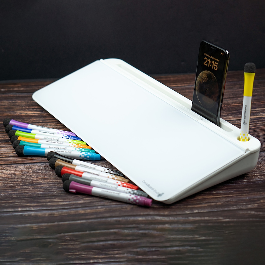 Image 729440_ALTMORE4.jpg, Product 729-440 / Price $149.99, DeskBoard Buddy Desktop Whiteboard with Phone Holder and Markers from DeskBoard Buddy on TSC.ca's Electronics department