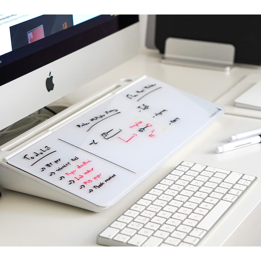 Image 729440_ALTMORE8.jpg, Product 729-440 / Price $149.99, DeskBoard Buddy Desktop Whiteboard with Phone Holder and Markers from DeskBoard Buddy on TSC.ca's Electronics department