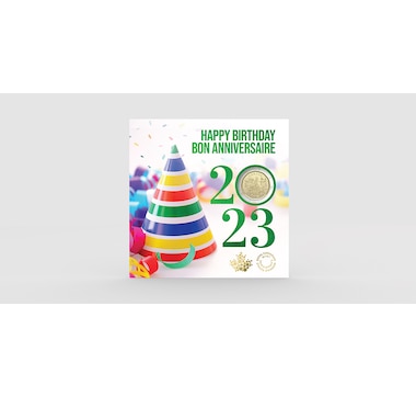 2023 Birthday Numismatic Uncirculated Gift Set - Five Coins including Unique Birthday-Themed Dollar