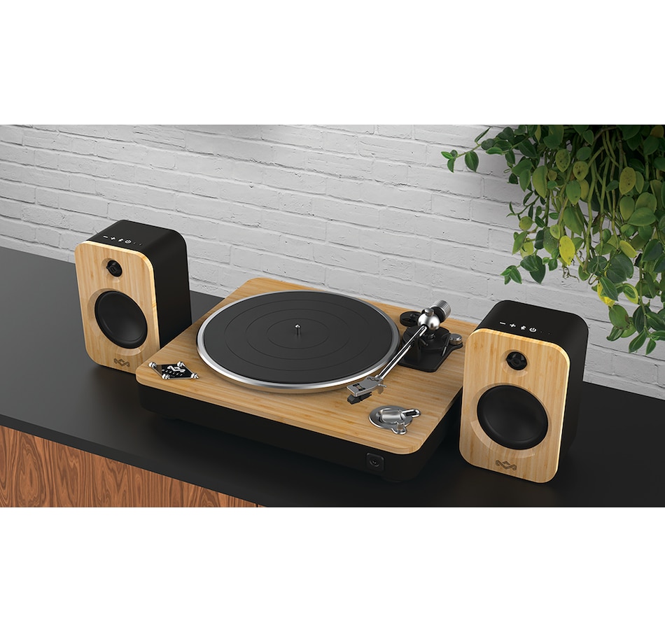 Image 729510.jpg, Product 729-510 / Price $599.99, House of Marley Get Together Speaker Duo with Wireless Turntable Bundle from House of Marley on TSC.ca's Electronics department