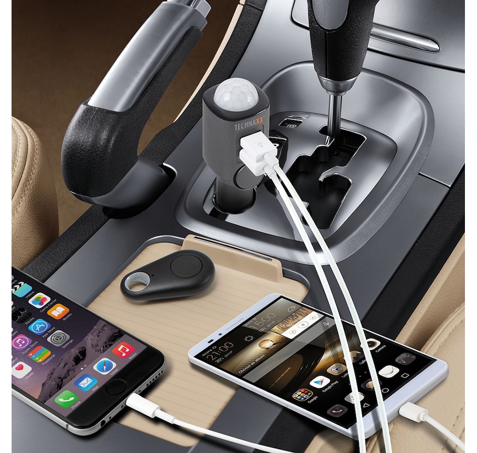Image 729544_ALTMORE4.jpg, Product 729-544 / Price $64.99, Technaxx TX-100 Mobile and Car Alarm with Charging Function from Technaxx on TSC.ca's Home & Garden department