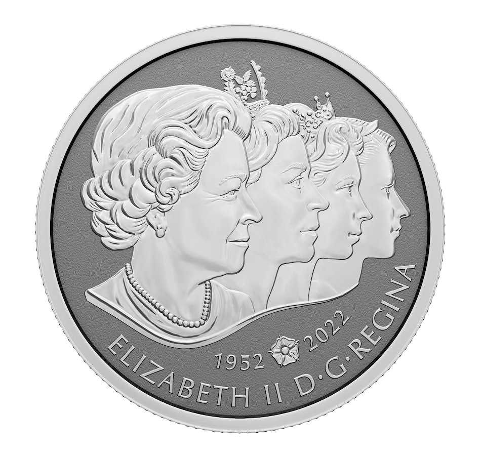 Image 729565_ALTMORE1.jpg, Product 729-565 / Price $3,099.95, 2022 $300 Fine Platinum Coin Queen Elizabeth’s Royal Cypher from Royal Canadian Mint (RCM) on TSC.ca's Coins department