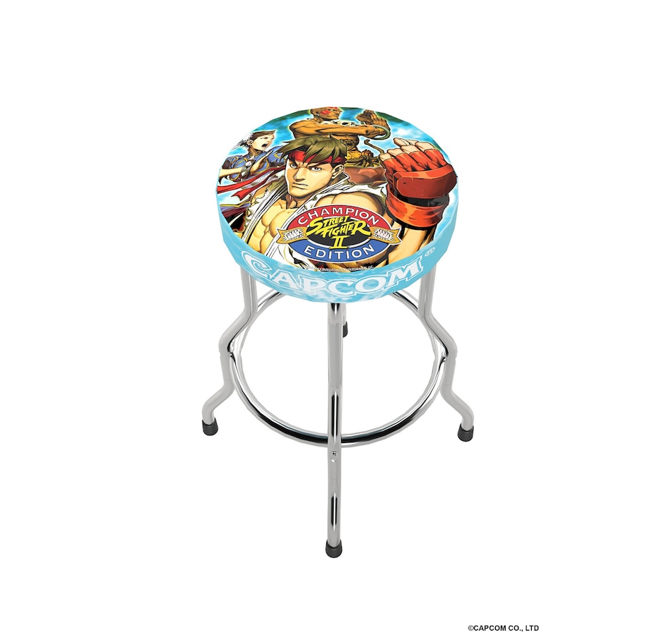 Image 729578.jpg, Product 729-578 / Price $99.99, Arcade1Up Capcom Legacy Adjustable Stool Shinku Hadoken Edition from Arcade1Up on TSC.ca's Home & Garden department