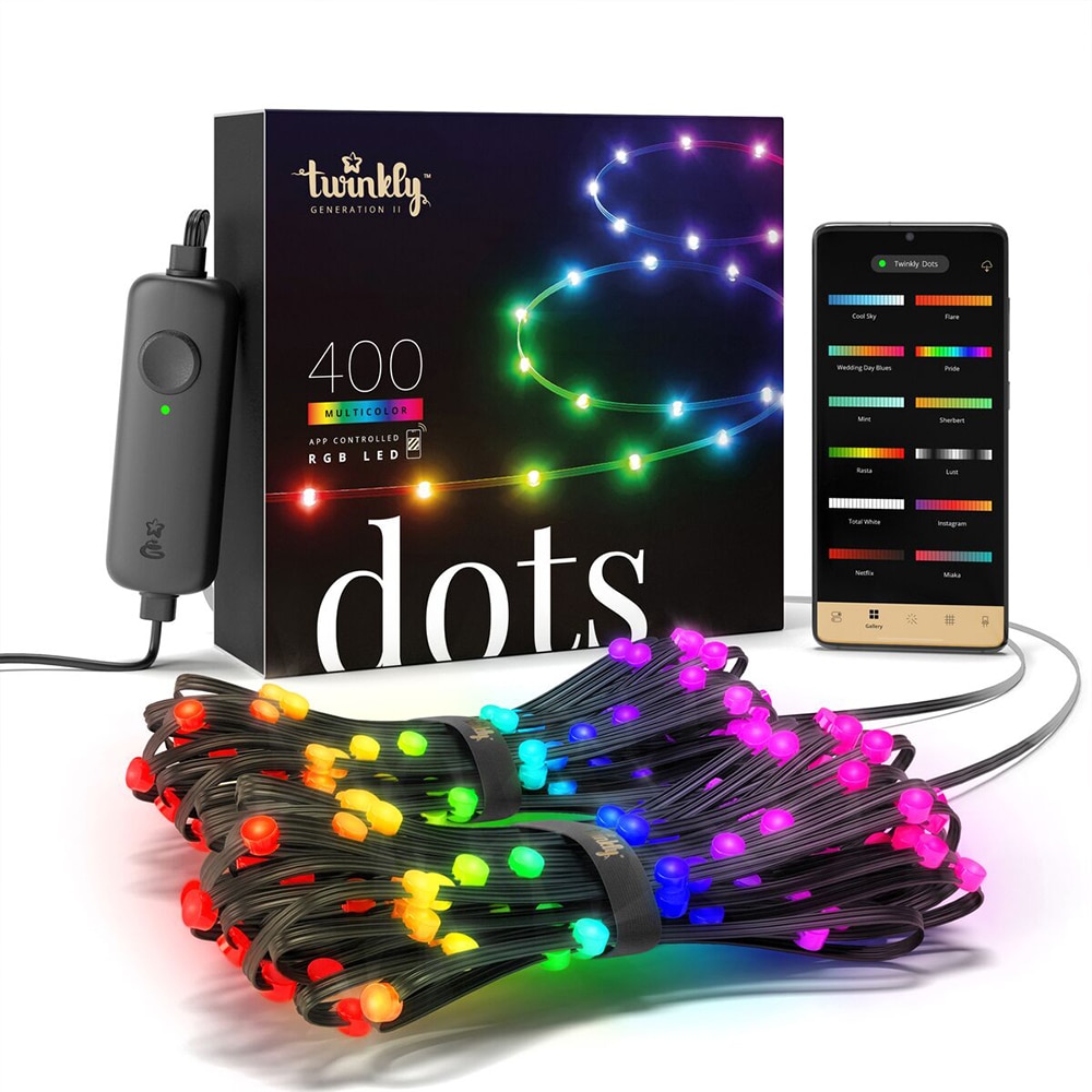 Home & Garden - Décor - Lighting - Twinkly Dots 400 RGB LED Light ...