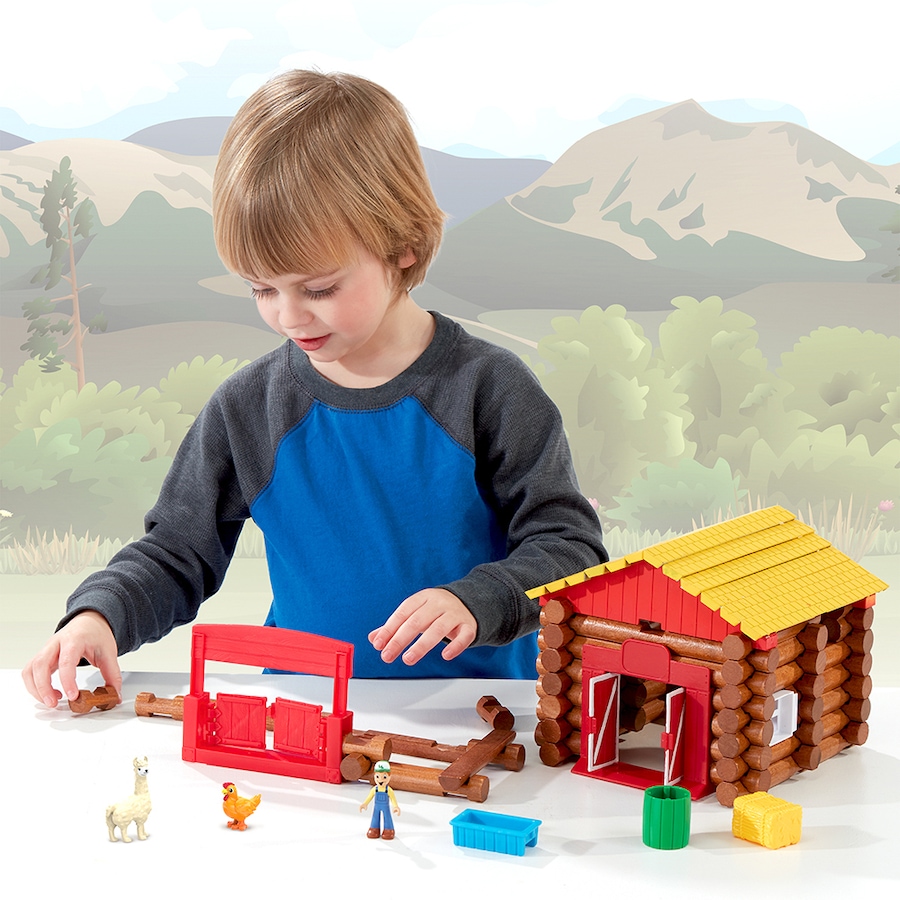 Image 729652_ALTMORE1.jpg, Product 729-652 / Price $69.99, Lincoln Logs Fun on the Farm (102 pieces) from Lincoln Logs on TSC.ca's Toys & Hobbies department
