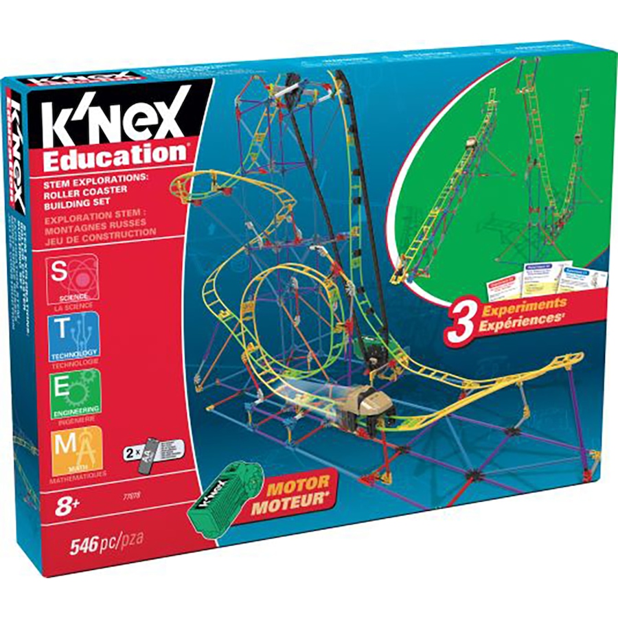 Image 729655.jpg, Product 729-655 / Price $69.99, K'Nex Stem Roller Coaster Motorized (546 pieces) from K'Nex on TSC.ca's Toys & Hobbies department