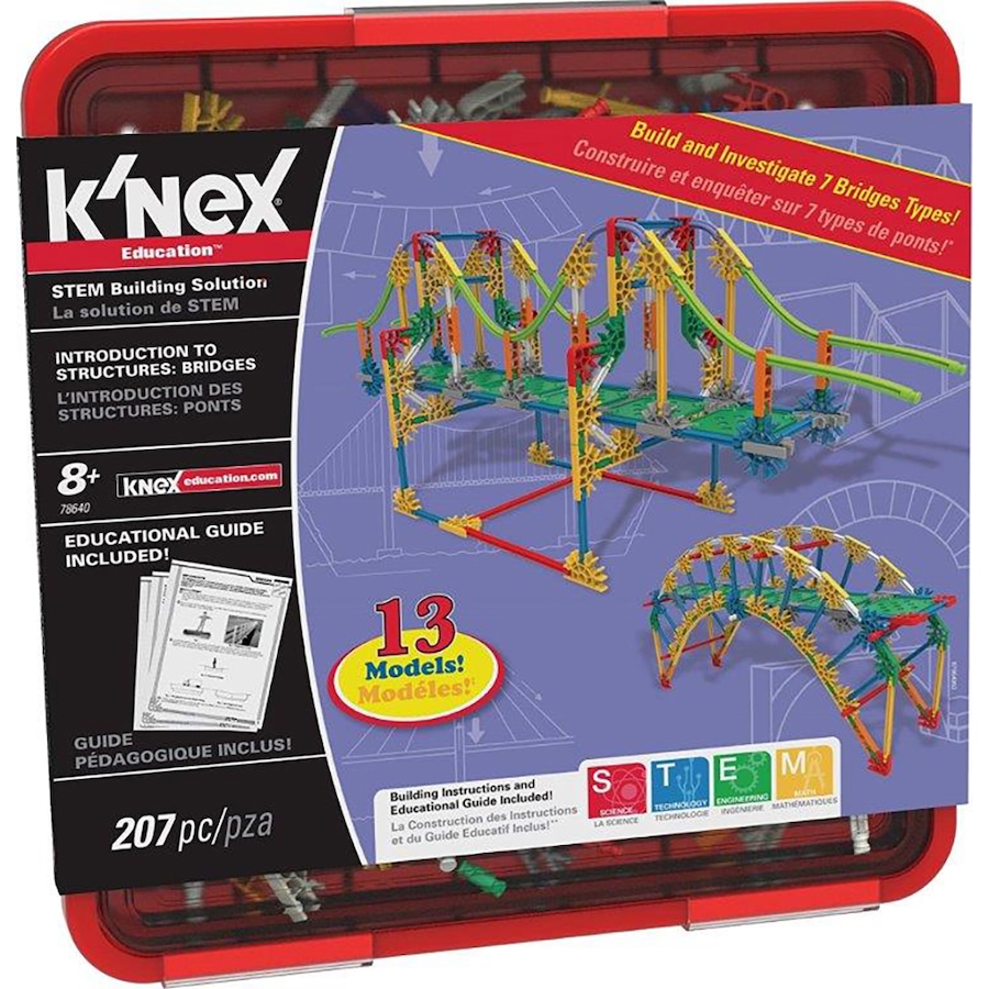 Image 729659.jpg, Product 729-659 / Price $59.99, K'Nex Education Bridges (207 pieces) from K'Nex on TSC.ca's Toys & Hobbies department