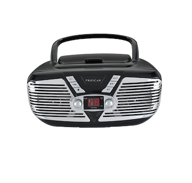 Proscan - BoomBox / Lecteur CD Portable avec Bluetooth, Radio AM/FM et