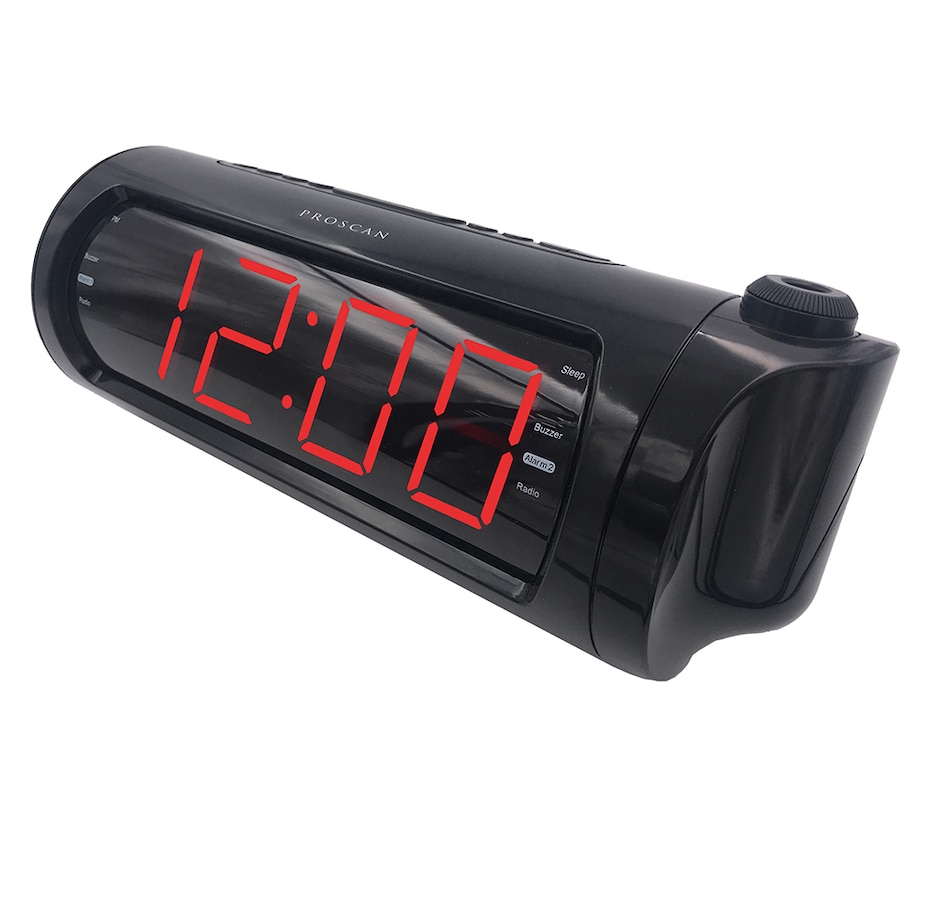 Image 729701_ALTMORE2.jpg, Product 729-701 / Price $29.99, Proscan 1.8" Time Projection Dual Alarm Clock Radio with USB Charging from Proscan on TSC.ca's Electronics department