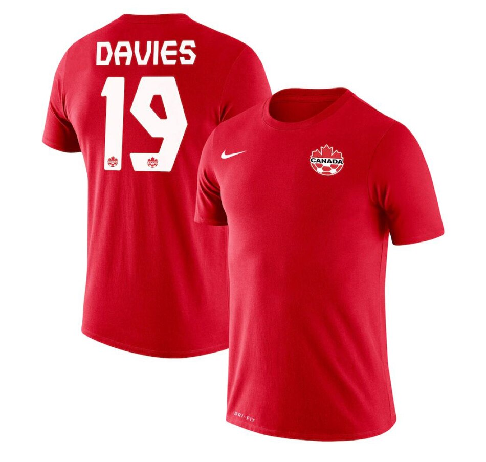 Health & Fitness - Fan Gear - Jerseys - Men's Alphonso Davies Red ...