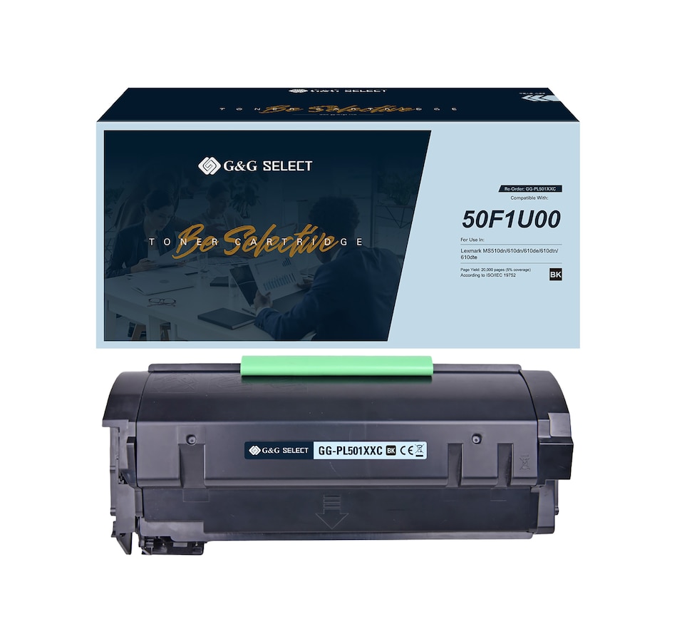 Image 729784.jpg, Product 729-784 / Price $195.50, G&G Select Compatible Toner Cartridge (can replace Lexmark 50F1U00) from G&G on TSC.ca's Electronics department