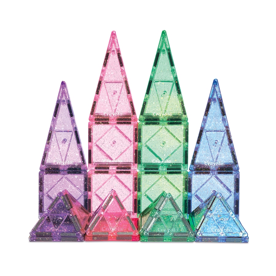 Image 729788.jpg, Product 729-788 / Price $54.99, CreateOn Crayola Glitter Magnetic Tile 40-Piece Set from Createon on TSC.ca's Toys & Hobbies department