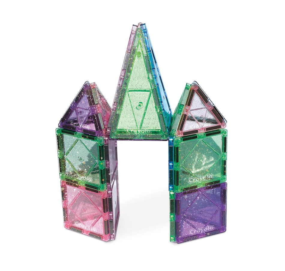 Image 729788_ALTMORE1.jpg, Product 729-788 / Price $54.99, CreateOn Crayola Glitter Magnetic Tile 40-Piece Set from Createon on TSC.ca's Toys & Hobbies department