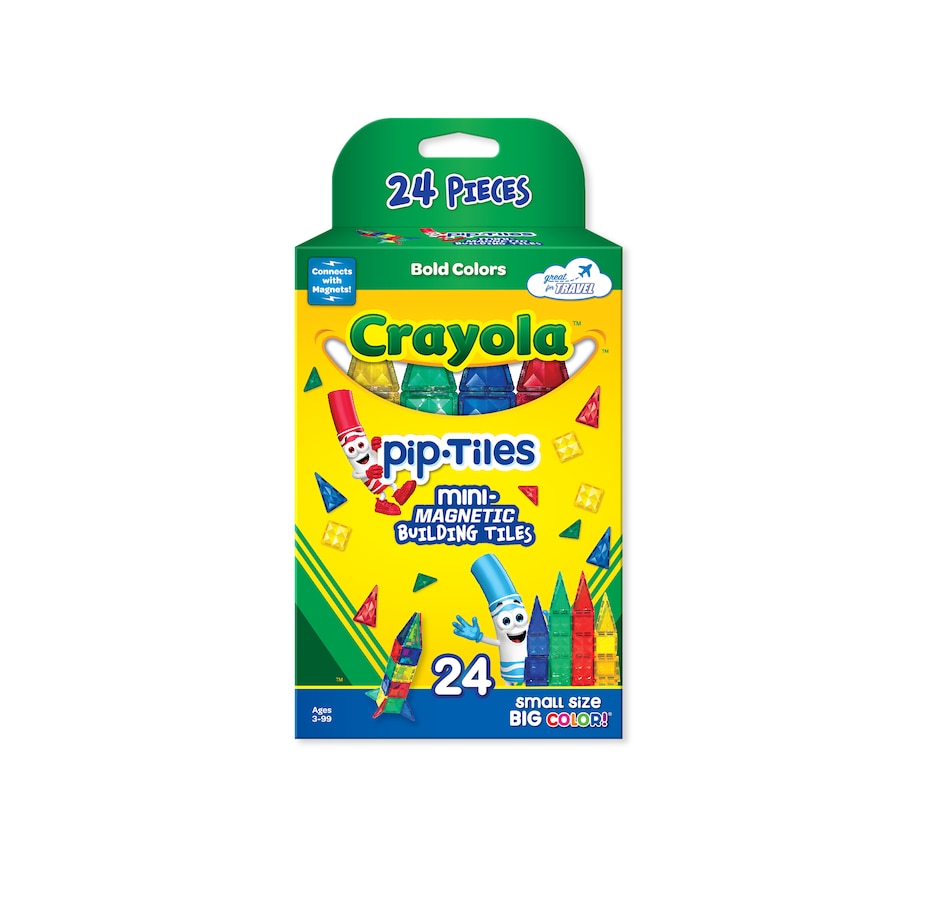 Image 729794_ALTMORE3.jpg, Product 729-794 / Price $29.99, CreateOn Crayola Bold PIP Magnetic Tile 24-Piece Set from Createon on TSC.ca's Toys & Hobbies department