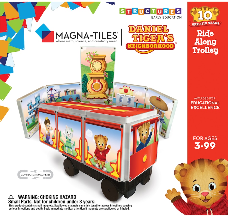 Image 729797_ALTMORE3.jpg, Product 729-797 / Price $39.99, CreateOn Daniel Tiger's Neighborhood Ride-Along Trolley from Createon on TSC.ca's Toys & Hobbies department