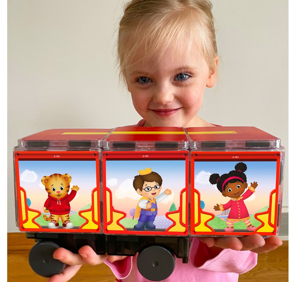 Image 729797_ALTMORE5.jpg, Product 729-797 / Price $39.99, CreateOn Daniel Tiger's Neighborhood Ride-Along Trolley from Createon on TSC.ca's Toys & Hobbies department