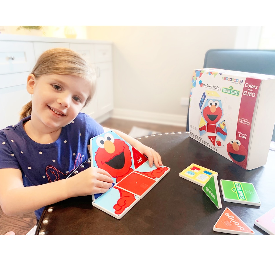 Image 729800_ALTMORE7.jpg, Product 729-800 / Price $39.99, CreateOn Sesame Street Colours with Elmo Magnetic Tile Set from Createon on TSC.ca's Toys & Hobbies department