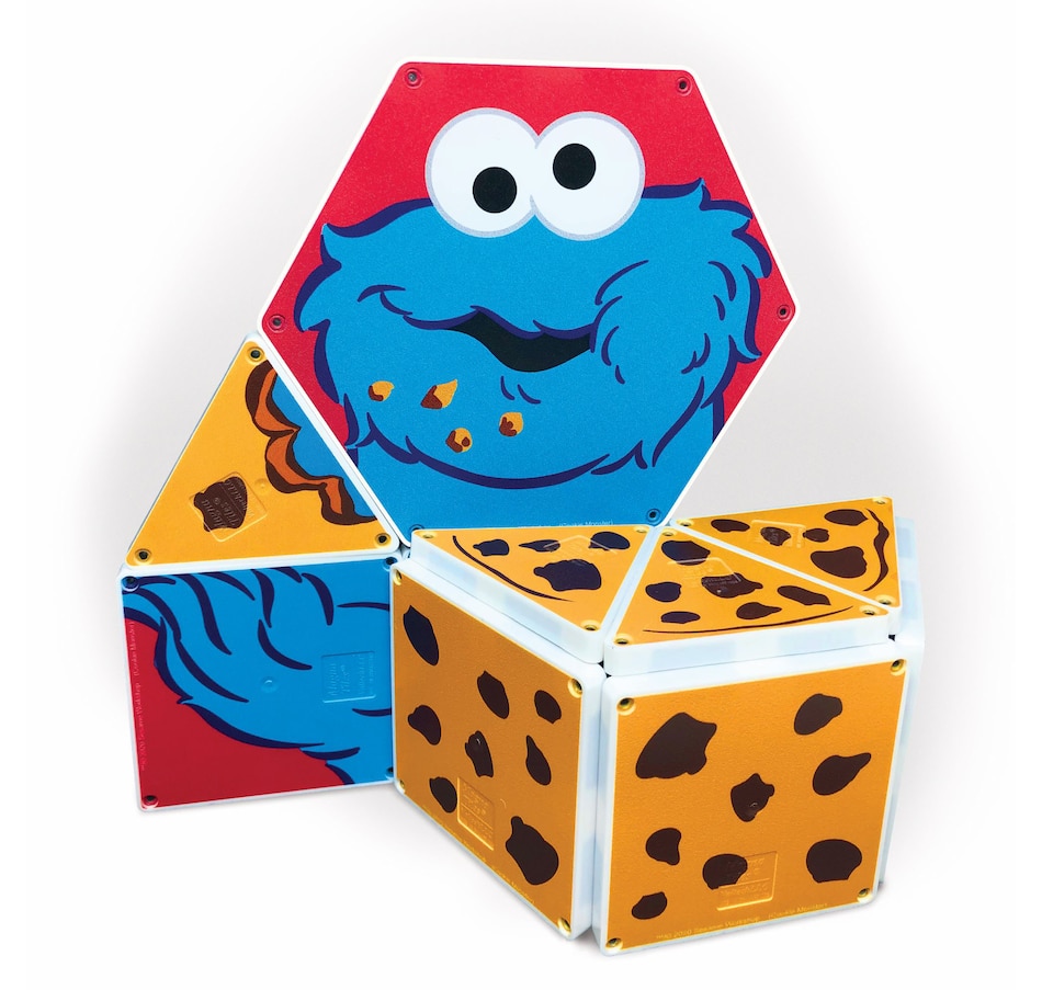 Image 729802_ALTMORE1.jpg, Product 729-802 / Price $39.99, CreateOn Sesame Street Cookie Monster Shapes Magnetic Tile Set from Createon on TSC.ca's Toys & Hobbies department