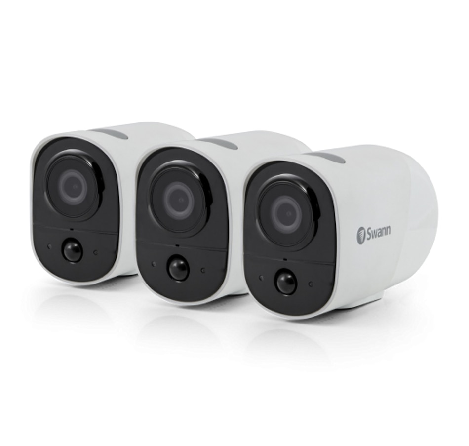 Image 729932.jpg, Product 729-932 / Price $549.99, Swann Xtreem 1080p Wire-Free Wi-Fi IP Security Camera (3-Pack) from Swann on TSC.ca's Electronics department