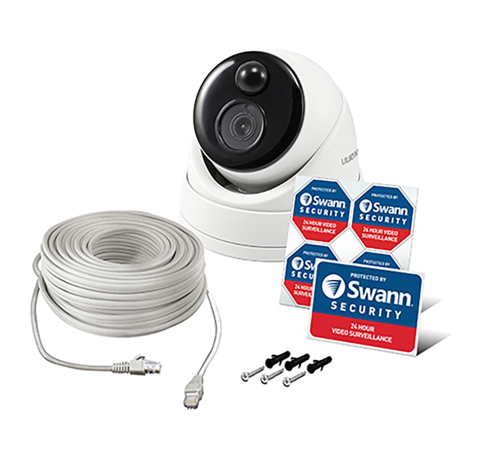 Image 729943_ALTMORE3.jpg, Product 729-943 / Price $149.99, Swann Professional 4K Ultra HD Dome IP Security Camera from Swann on TSC.ca's Electronics department