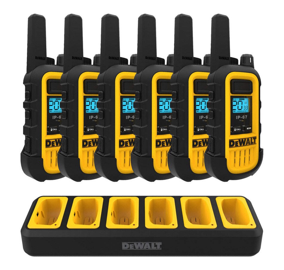 Image 729947_ALTMORE1.jpg, Product 729-947 / Price $599.99, DeWalt Heavy-Duty 6 DXFRS300 Radios with 6-Port Charger on TSC.ca's Home & Garden department