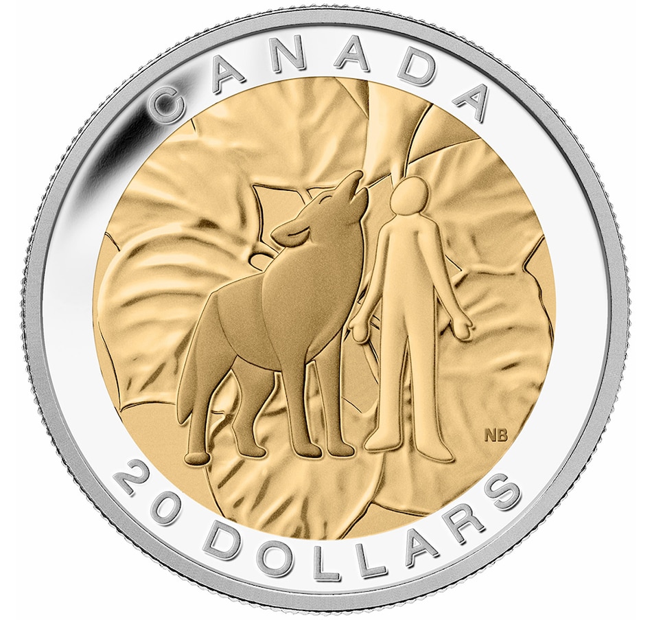Image 729963_ALTMORE6.jpg, Product 729-963 / Price $6,995.00, 2022 $250 Pure Gold Timber Wolf Coin plus Exclusive Bonus Wolf Fine Silver Coin from Royal Canadian Mint (RCM) on TSC.ca's Coins department