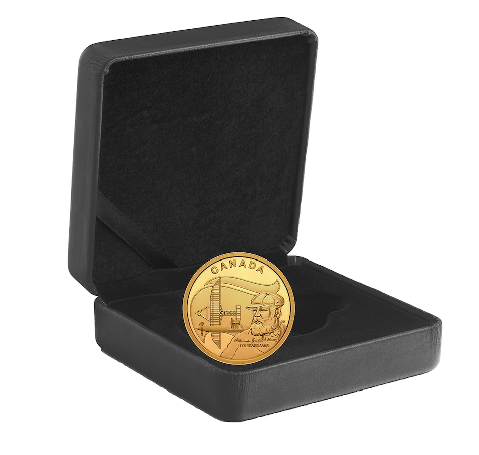 Image 729965_ALTMORE5.jpg, Product 729-965 / Price $4,099.95, 2022 $200 Fine Gold Alexander Graham Bell Coin: A Golden Era of Innovation from Royal Canadian Mint (RCM) on TSC.ca's Coins department