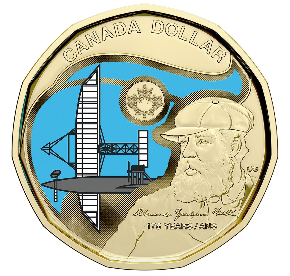 Image 729965_ALTMORE7.jpg, Product 729-965 / Price $4,099.95, 2022 $200 Fine Gold Alexander Graham Bell Coin: A Golden Era of Innovation from Royal Canadian Mint (RCM) on TSC.ca's Coins department