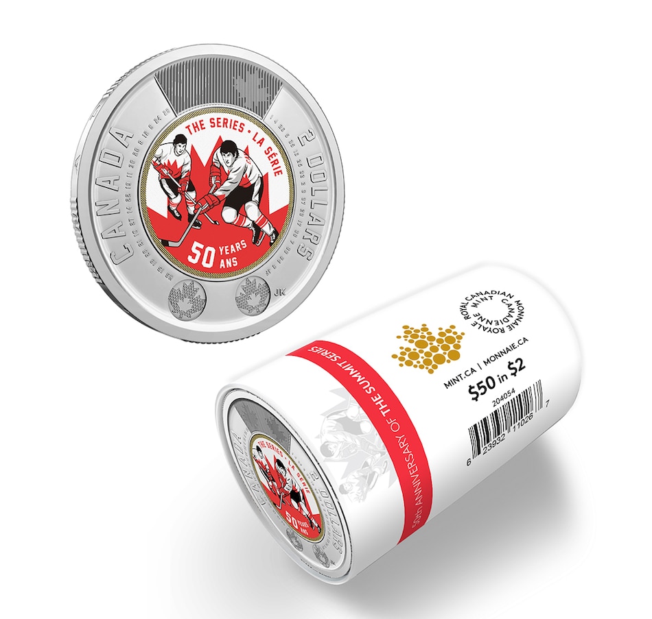 Image 729966_ALTMORE4.jpg, Product 729-966 / Price $4,099.95, 2022 $200 Fine Gold Summit Series Coin plus Bonus Special Wrap Roll of 25 $2 Summit Series Coins from Royal Canadian Mint (RCM) on TSC.ca's Coins department