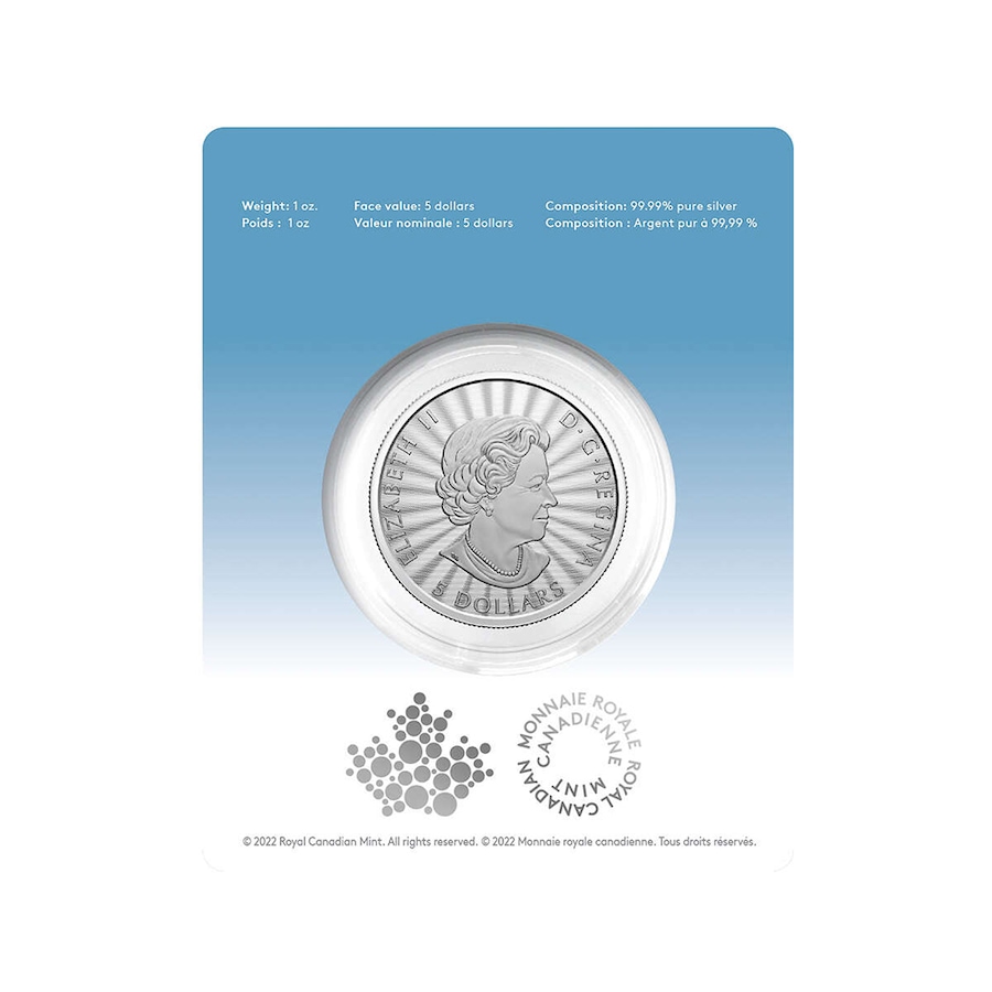 Image 729969_ALTMORE8.jpg, Product 729-969 / Price $459.90, Gold and Silver 2022 $5 Polar Bear Coin Set (1/10-ounce fine gold and one-ounce fine silver) from Royal Canadian Mint (RCM) on TSC.ca's Coins department