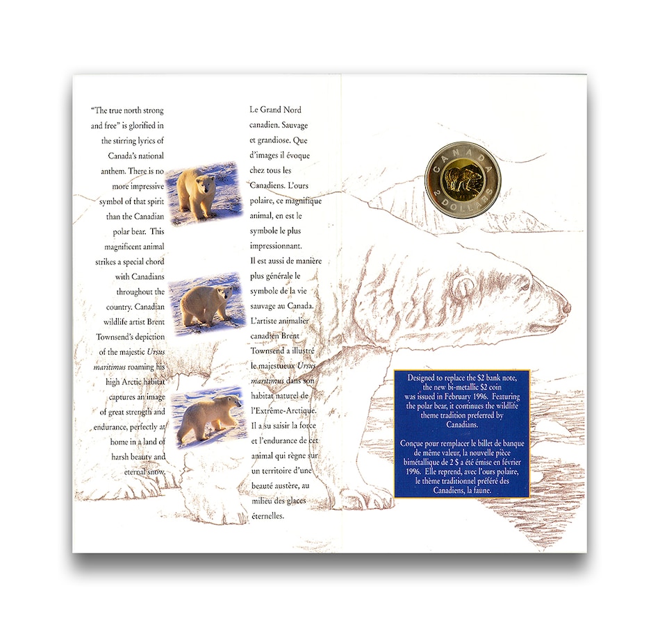 Image 729970_ALTMORE8.jpg, Product 729-970 / Price $349.50, Real Shape Iconic Canada 100 Grams Fine Silver Polar Bear from Canadian Heritage Mint on TSC.ca's Coins department