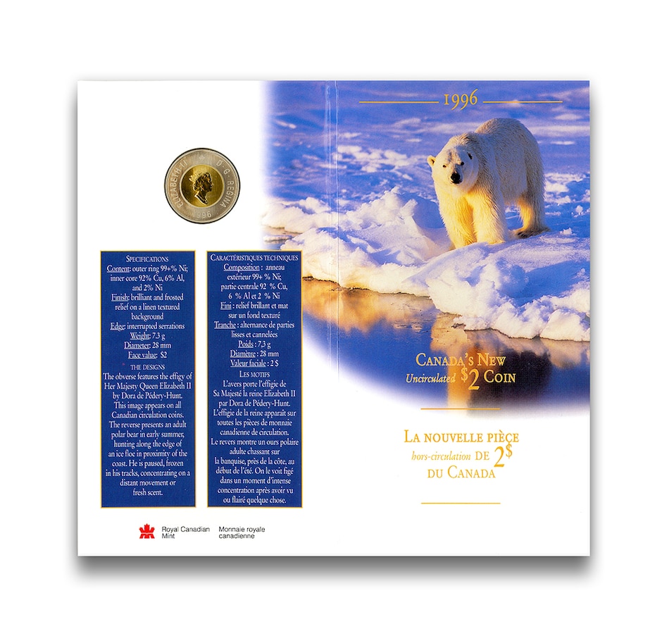 Image 729970_ALTMORE9.jpg, Product 729-970 / Price $349.50, Real Shape Iconic Canada 100 Grams Fine Silver Polar Bear from Canadian Heritage Mint on TSC.ca's Coins department