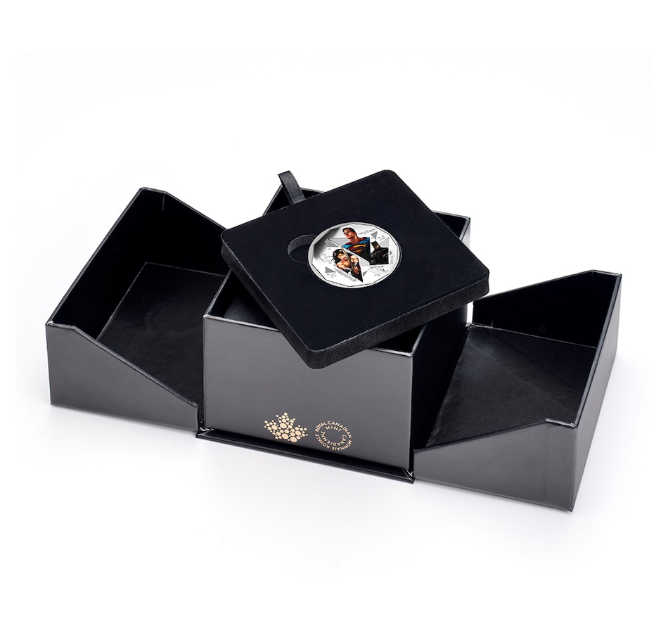 Image 729973_ALTMORE3.jpg, Product 729-973 / Price $139.95, $20 Fine Silver Proof Coin Batman v. Superman Dawn of Justice The Trinity plus 25-Cent Lenticular Coin from Royal Canadian Mint (RCM) on TSC.ca's Coins department