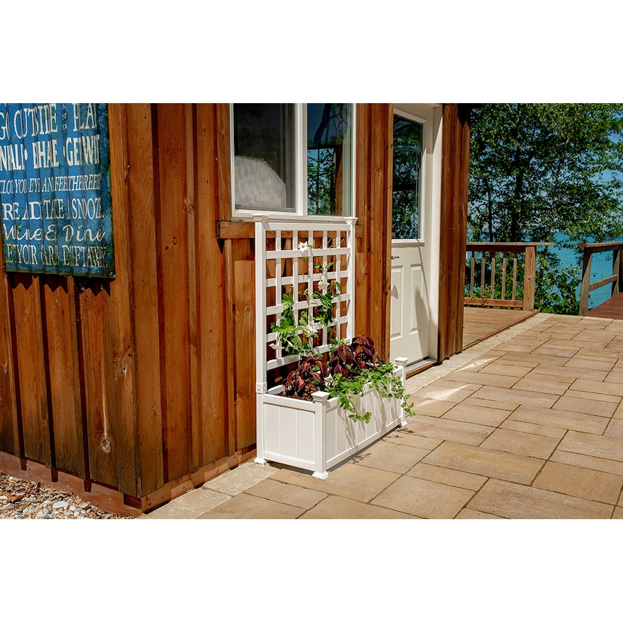 Image 730581_ALTMORE4.jpg, Product 730-581 / Price $249.00, Vita Huron Vinyl Planter with Trellis from Vita on TSC.ca's Home & Garden department