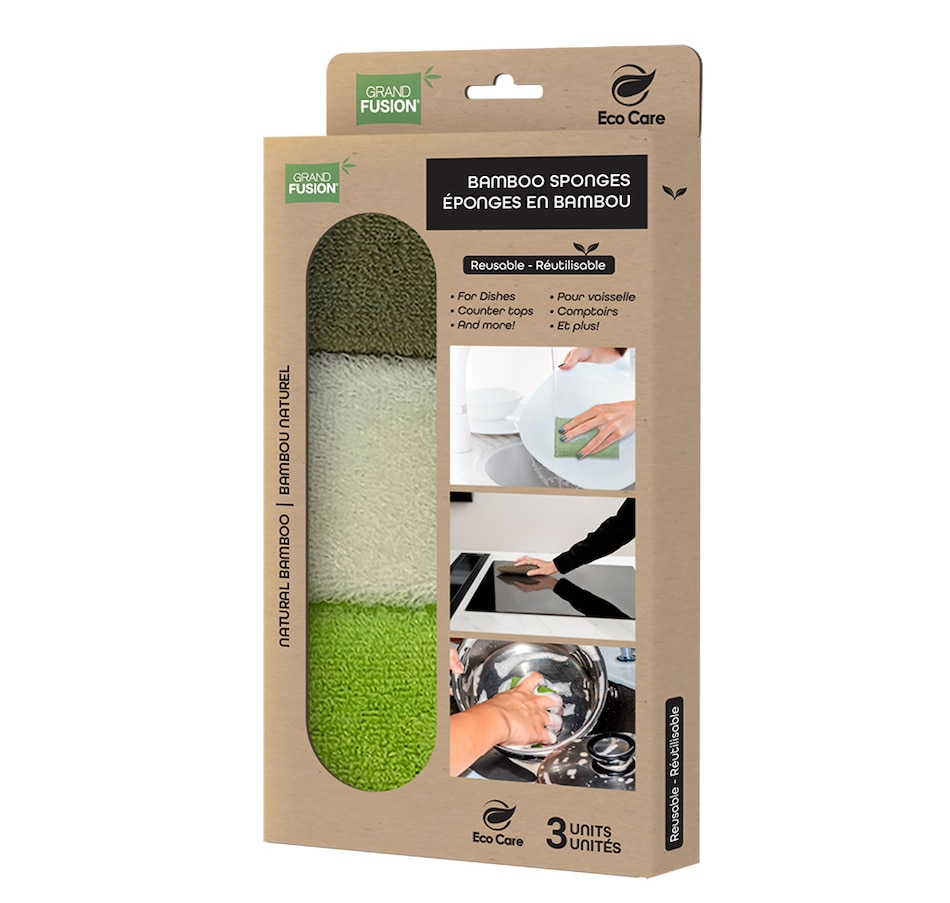 Image 730606_ALTMORE1.jpg, Product 730-606 / Price $17.99, Grand Fusion 6 Folding Bamboo Sponges from Grand Fusion on TSC.ca's Home & Garden department