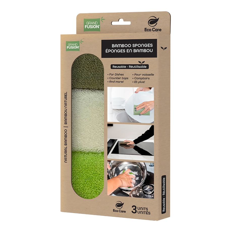 Image 730606_ALTMORE1.jpg, Product 730-606 / Price $17.99, Grand Fusion 6 Folding Bamboo Sponges from Grand Fusion on TSC.ca's Home & Garden department