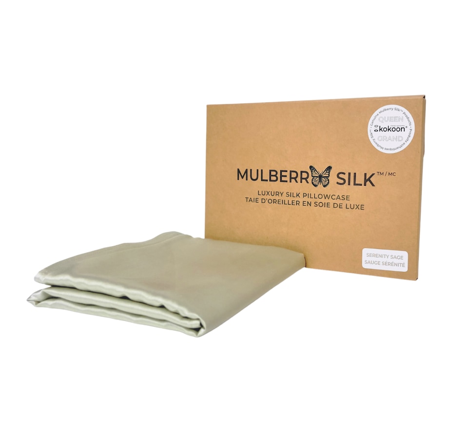 Mulberry Silk Pillowcase, Queen, Allswell 