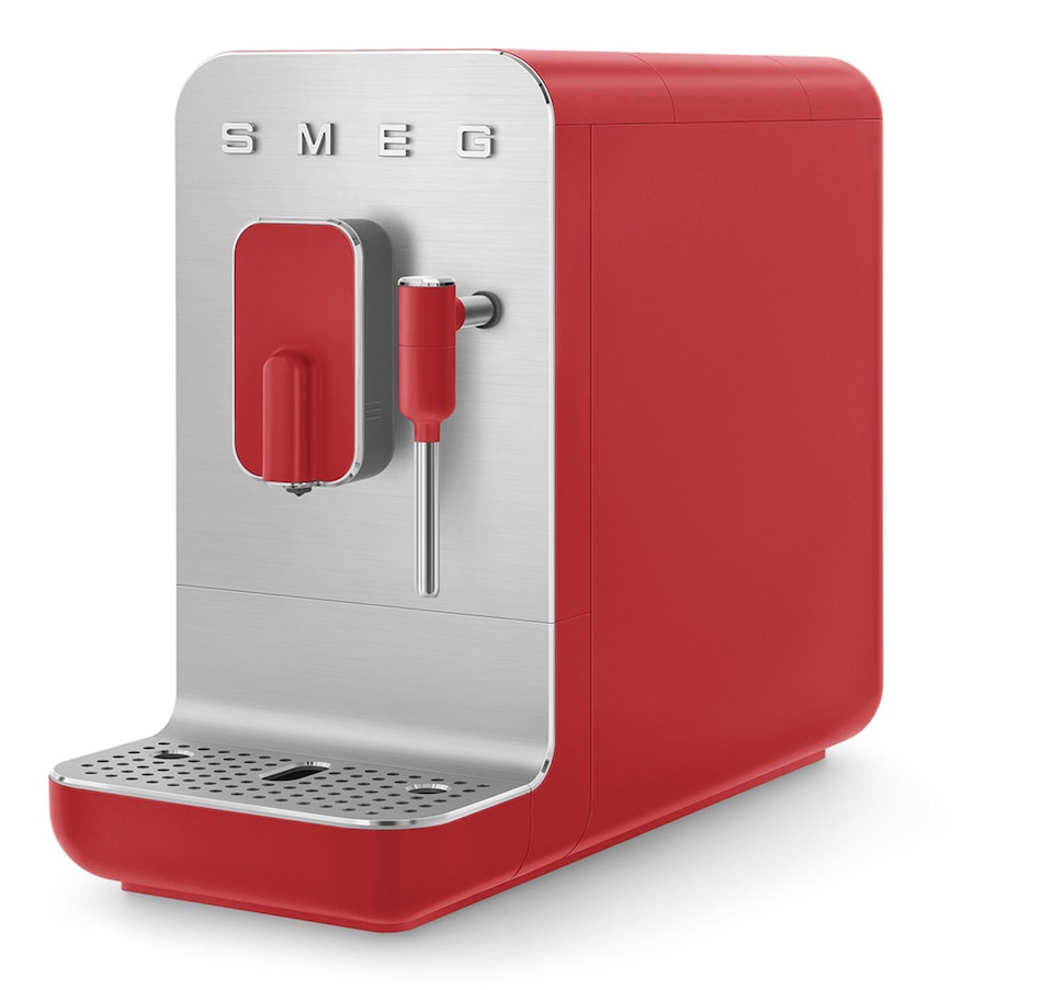 Image 730651_RED.jpg, Product 730-651 / Price $962.49 - $1,049.30, Smeg Fully Automatic Bean To Cup Espresso Machine With Milk Wand from Smeg on TSC.ca's Kitchen department