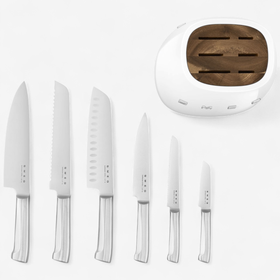 Image 730702_ALTMORE2.jpg, Product 730-702 / Price $899.99, Smeg 7-Piece Stainless Steel Knife Block Set from Smeg on TSC.ca's Kitchen department
