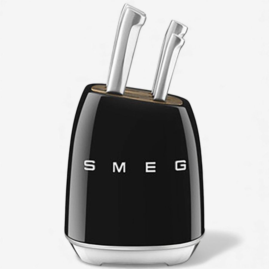 Image 730702_BLK.jpg, Product 730-702 / Price $899.99, Smeg 7-Piece Stainless Steel Knife Block Set from Smeg on TSC.ca's Kitchen department