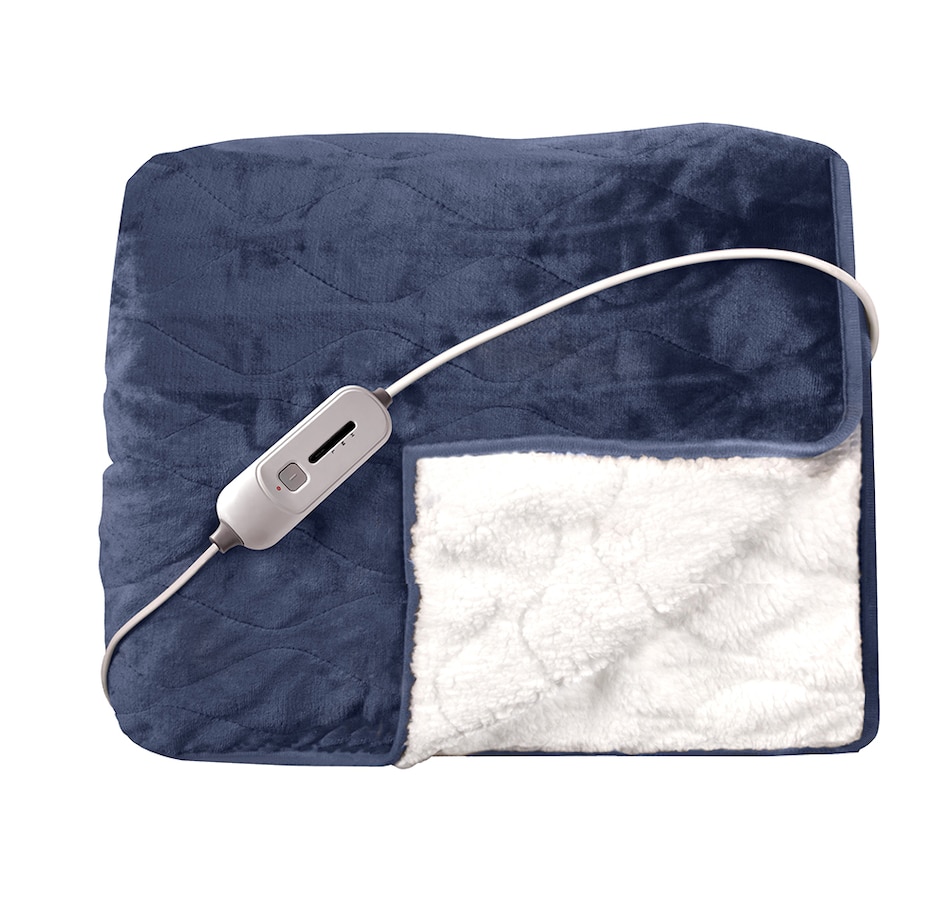 Image 730733.jpg, Product 730-733 / Price $79.99, Mahli Flannel Heating Blanket (Blue) from Mahli on TSC.ca's Home & Garden department
