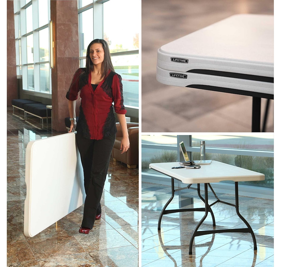 Image 730736_ALTMORE6.jpg, Product 730-736 / Price $199.99, Lifetime Table (Rectangular, Commercial, 6', White Granite, Grey Sand) from Lifetime on TSC.ca's Home & Garden department