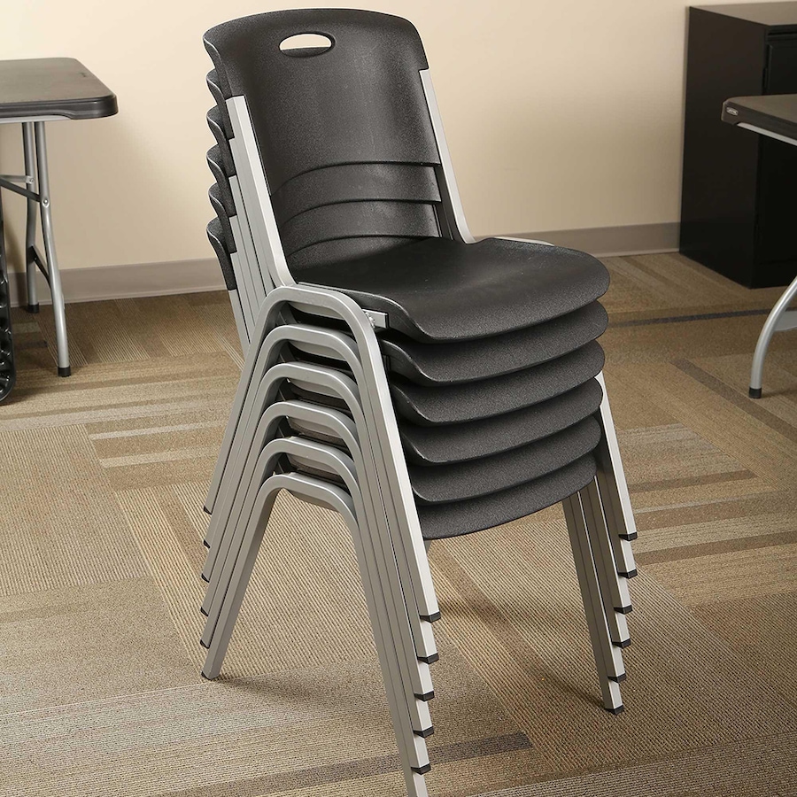 Image 730738_ALTMORE5.jpg, Product 730-738 / Price $359.99, Lifetime Chairs (Stacking, Black, Silver-4 Pack) from Lifetime on TSC.ca's Home & Garden department
