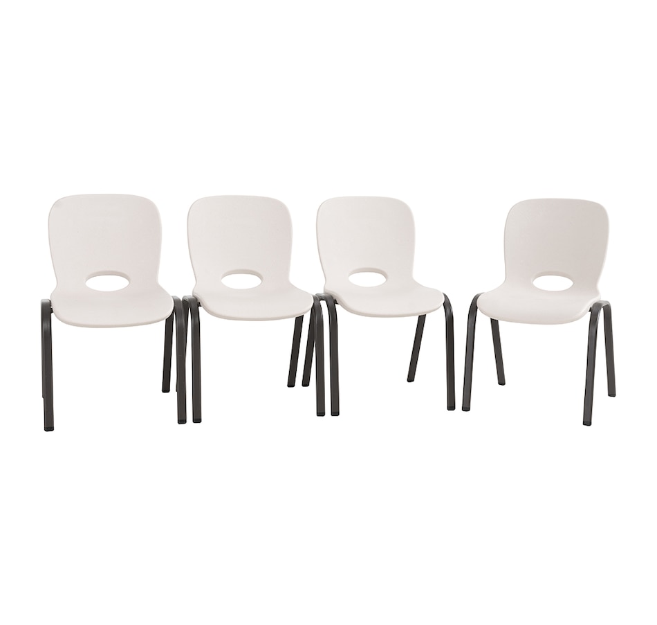 Image 730739_ALTMORE1.jpg, Product 730-739 / Price $134.99, Lifetime 2-Pack Chairs (Kids, Stacking, Almond, Bronze) from Lifetime on TSC.ca's Home & Garden department