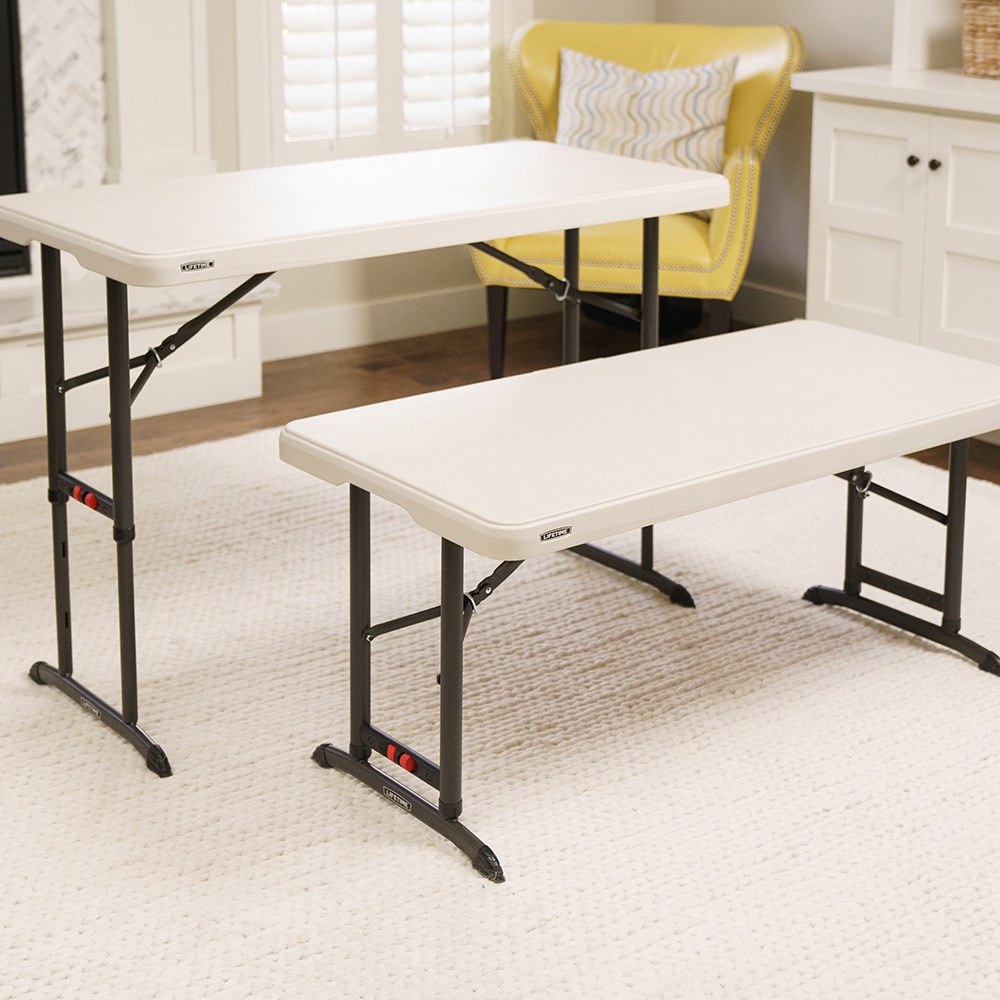 Lifetime 4 foot on sale adjustable table costco