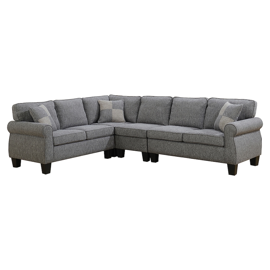 Image 730754.jpg, Product 730-754 / Price $1,850.00, Brassex Grey Sectional from Brassex on TSC.ca's Home & Garden department