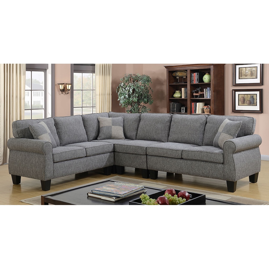 Image 730754_ALTMORE1.jpg, Product 730-754 / Price $1,850.00, Brassex Grey Sectional from Brassex on TSC.ca's Home & Garden department