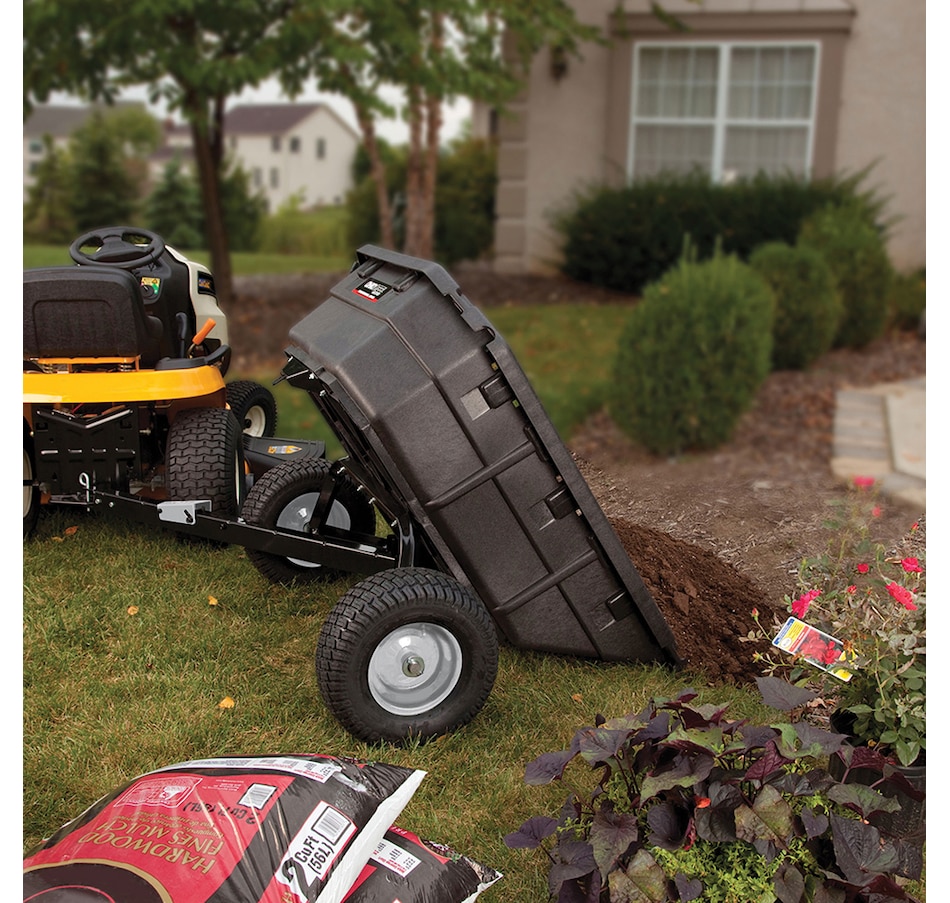 Image 730771_ALTMORE1.jpg, Product 730-771 / Price $799.99, Ohio Steel 15-Cubic-Foot Poly-Swivel Hybrid Tractor/ATV/UTV Cart from Ohio Steel on TSC.ca's Home & Garden department